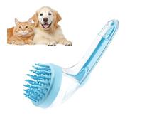 Dog Bath Brush, Cat Gentle Massage Scrubber, Built-In Soap Dispenser Cleaning Tool, Ideal for Kittens, Puppies, Groomers, Home Use, Swimming Pool, Beach Travel, Pet Bath Time, 7.09x2.76x2.95 Inches