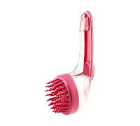 Dog Bath Brush, Cat Grooming Scrubber, Gentle Massage Cleaning Tool, Pet Bathing with Built-In Soap Dispenser, Handy Wash Accessory for Kittens Puppies Home Travel Use, 7.09x2.76x2.95 inches