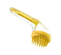 Dog Bath Brush - Gentle Scrubber with Built-in Soap Dispenser | Cat & Puppy Massage Brush for Bathing, Home, Grooming, Travel, Swimming Pool, Beach Days, Kittens & Pet Care Essentials