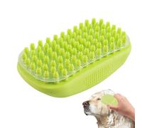 Dog Bath Brush, Shedding Grooming Tool, Pet Hair Remover, Rubber Massage Comb, Shampoo Brush For Cats And Dogs, Soothing Scrubber Short Hair Coats, Detangling Aid, 1.38 Inches