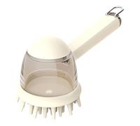 Dog Bath Brush with Soap Dispenser, Non-Slip Ergonomic Pet Shampoo Massager, Gentle Washing, Dogs & Cats Cleaning Tool, Ideal for Bath Time and Grooming, 7.32x2.95x3.39 inches