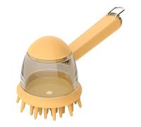 Dog Bath Brush with Soap Dispenser, Non-Slip Ergonomic Pet Shampoo Massager, Gentle Washing, Dogs & Cats Cleaning Tool, Ideal for Bath Time and Grooming, 7.32x2.95x3.39 inches