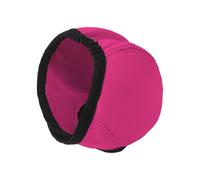 Dog Bath Ear Covers, Waterproof Swim Snood, Elastic Ear Protection, Comfort Fit, Reusable Design for Swimming, Bathing, Rain, Grooming, Puppy Use Hot Pink, Medium and Large