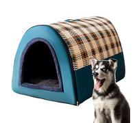 Dog Bed - Dog House | Pet Bed | Indoor Dog House With Washable Cover Foldable Dog House Puppy Cave Sofa Sleeping Nest Bed High Elastic Cushion Warm Soft Kennel Bed Mat for Dogs & Cats