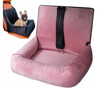 Dog Bed for Car,Car Seat Dog Bed,Multi-Function Safety & Comfortable Portable Dogs Cars Beds with Adjustable Leashes,Removable Washable Non-Slip Pet Booster Seat (Pink, 76*52*57cm/29*29*22inch)