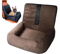 Dog Bed for Car,Car Seat Dog Bed,Multi-Function Safety & Comfortable Portable Dogs Cars Beds with Adjustable Leashes,Removable Washable Non-Slip Pet Booster Seat (Coffee, 76*52*57cm/29*29*22inch)