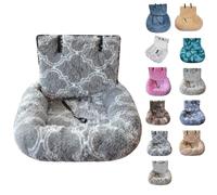 Dog Bed for Car, Car Seat Dog Bed with Safety Straps, for Large&Small Dogs, Pets Bed for Travel with Thick Cushion Removable and Easy to Clean (I,s)