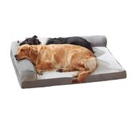 Dog Bed for Large Dogs | Comfortable Dog Bed | Heavy Duty Dog Bed | Large Dog Bed | Big Dog Bed | Supportive Foam Sofa Pet Couch | Washable Big Puppy Bed with Removable Bolsters for Large Dog Pets