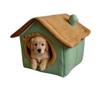 Dog Bed House | Warm Folding Removable Washable Mat Pet Cave
