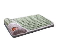 Dog Bed Mat - Cat Cushion | Indoor Dogs Cats Plush Pad | Cold Winter Anti-Slip Detachable | Back Support Machine Washable | Indoor Dog Cat Plush Pad For Travel Shelter Backyard Balcony RV Kennel