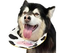 Dog Bib | Adjustable Waterproof Drool Towel with Cow Patterns Dog Handkercd | Pet Bandana for Easter Everyday Wear Holiday Dressing Christmas Halloween Costume Parties Photo Shoots Grooming