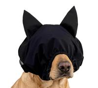 Dog Blindfold Eye Cover Adjustable Strap Soft Shading Grooming Bathing Care | Highlights: 30g Soft Eye Cover With Adjustable Strap Breathable Design For Grooming Bathing Drying Nail Trimming Travel Road