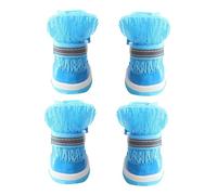 Dog Boot Set, Puppy Paw Protectors, Anti Slip Pet Shoes, Breathable Soft Grip Soles, Adjustable Secure Fit for Outdoor Walking Hiking Running Camping Summer Adventures