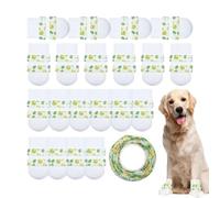 Dog Booties for Hot Pavement - Dog Booties for Hardwood Floors 20 Pieces | Dog Boots & Paw Protectors for Daily Walk Large Medium and Small Pets Foot Heat Pet Summer Rain Floors Hardwood