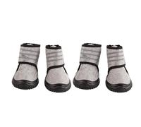 Dog Boots Traction - Grip Adjustable | Reflective Pet Shoes for Small Medium Large Dogs | Weather - Guard Outdoor Booties for Walking/Hiking/Snow (Size 90)