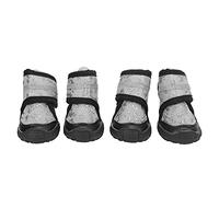 Dog Boots Traction - Grip Adjustable | Reflective Pet Shoes for Small Medium Large Dogs | Weather - Guard Outdoor Booties for Walking/Hiking/Snow (45)