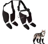 Dog Boots, Waterproof Dog Boots with Straps, Adjustable Dog Shoes, Dog Leggings, for Snow Days, Rainy Days Dernier modèle