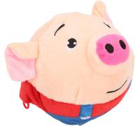 Dog Bouncing Ball Toy,Bouncing Ball for Pets Interactive Toys USB Rechargeable Dog Washable Cartoon Pig Plush Toy Electronic Toy Po