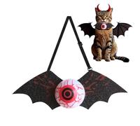 Dog Bow Tie, Halloween Glowing Adjustable Pet Necktie, 2.36x6.89 inches Light-Up Costume Accessory for Small Medium Large Dogs for Role Play, Travel, Outdoor Events, Photoshoots, Masquerade