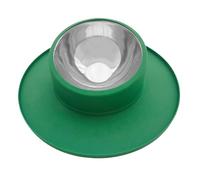 Dog Bowl - 11.02 inches Non Slip Slow Feeder, Portable Travel Bowl, Silicone Stainless Steel Feeder | Anti Slip Spill Proof Puppy Food Feeders for Dogs Cats Pets Feeding Drinking Water Food Travel in