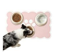 Dog Bowl Mat - Pet Bowl Spill Kitchen Floor Mat for Bathroom