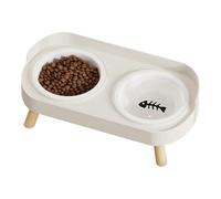 Dog Bowl - Pet Feeder | Puppy Bowls for Ceramic Spill Feeder Feature, Pet Supplies, Detachable Feeding Station with Feeding Station Accessory, Slow Feeders for Apartment Office Garden Daily Use