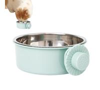 Dog Bowl - Stainless Steel, 14 x 5,31 x 5,36 cm pour animaux de compagnie Wall-Mounted Spill-Resistant | Easy-Clean Secure Feeding Station Healthy Water & Food Use, Mounted Feeder For Dogs, Cats, Home