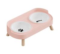 Dog Bowls Elevated - Ceramic Non-Slip Water Feeder | Cat Food Bowl Dog Feeding Station for Spill-Proof Puppy Kitten Small Medium Pet Indoor Outdoor Home Office Yard Patio Porch