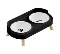 Dog Bowls Elevated - Céramique Non-Slip Feeder | Cat Food Bowl Dog Feeding Station for Spill-Proof Puppy Kitten Small Medium Pet Indoor Outdoor Home Office Yard Patio Porch