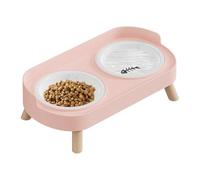 Dog Bowls Elevated - Non-Slip Food Water Dish | Cat Food Bowl Dog Feeding Station for Puppy Kitten Small Pet Indoor Outdoor Home Office Garden Yard Patio Porch