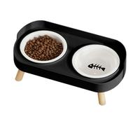 Dog Bowls Elevated - Non-Slip Food Water Dish | Cat Food Bowl Dog Feeding Station for Puppy Kitten Small Pet Indoor Outdoor Home Office Garden Yard Patio Porch