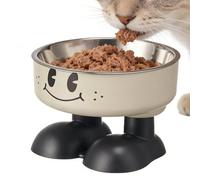Dog Bowls Elevated - Stainless Steel Elevated Pet Bowls | Leak-Proof Feeder | Anti Vomiting Dog Bowlss for Reduce Joint Neck Fatigue Water Feeding Home Dogs Puppy Cats Kitten
