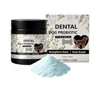 Dog Breath Powder - Dog Teeth Cleaning Powder | Mouth Cleaner | Pet Teeth Powders Supplement | 100g Teeths Cleaning Powders | Breath Freshener For Puppy Home Indoor Feeding Drinking Mouth Gum