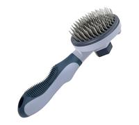 Dog Brush, Pet Hair Removal Grooming Comb, Self-Cleaning Detangling Tool for Cats, Dogs, Puppies, Kittens, Ideal for Home, Travel, Bath Time, Indoor Cleaning, Massaging, Pet Maintenance