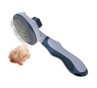 Dog Brush Shedding - Durable ABS Handle Material, Cat Removal Comb, Pet Grooming Tool, Soft Bristle Structure With Effective Undercoat Hair Solution | For Puppies Kittens Small Medium L