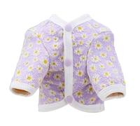 Dog Button Up Shirt for Small Dogs | Cotton Soft & Warm Pet Clothes | Daisy Pattern T - Shirt for Chihuahua/Poodle/Yorkie (L)