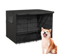 Dog Cage Cover UV-Resistant | Windproof Oxford Dog Kennel Cover for Indoor Outdoor Crates Sunproof, Frostproof
