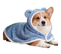 Dog Cape Blanket - Warm Fleece Lined Coat Jacket Hoodie, Winter Christmas Halloween Pet Cape Blanket, Sleeping Robe Pajama, Super Hooded Pet Coat for Dogs Cats Puppy