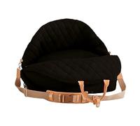 Dog Car Seat - Adjustable Strap Carrier for Travel | Waterproof Pet Booster with Safety Buckle & Cushioned Interior Cradle for Small Puppy Comfort, Cat Transporting, Vehicle Touring, Road Trip Camping