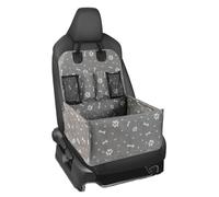 Dog Car Seat Carry Bag, Puppy Car Seat Carrier, with Pockets Dog Carrier, Oxford Cloth Dog Seat, Adjustable Strap Dog Carrier, Waterproof Dog Car Seat, Compact Dog Travel Bag for Kitten, Small Animal
