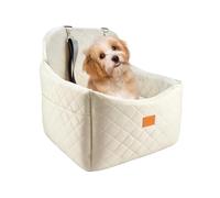 Dog Car Seat for Small Medium Dogs - Memory Foam Material 47x47x45cm Elevated Pet Booster Seat - Removable Washable Travel Safety Śeat - for Dogs Cats and Car Trips