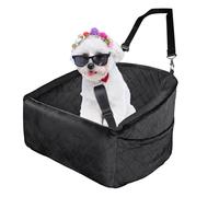 Dog Car Seat, Pet Seat Nest, Comfortable Cushion for Secure Travel, Puppy Driving Cushion with Non-Slip Base, Vehicle RV SUV Sedan Accessory for Road Travel Camping Outdoor Urban Adventures