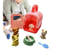 Dog Care Play Set - Pet Play Educational Toys - Toys Educational Dog Care - 8 Jeux de Jeu, Play Play Dog - Grooming Toys Puppy - Jouets de Play Sets adaptés aux de 3 Ans