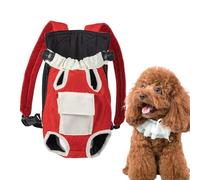 Dog Carrier Backpack - Dog Travel Front Carrier, Adjustable Legs Out Travel Bag, 1x Breathable Cat Carrying Backpack, Stain-Resistant Puppy Accessories for Small Medium Dogs,Hiking and Riding