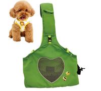 Dog Carrier, Puppy Travel Sling Bag with Shoulder Straps and Carrying Handles, Breathable and Lightweight Pet Travel Bag, 14.57x12.99x6.69 inches, Ideal for Long Distance Trips