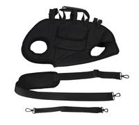 Dog Carry Sling Breathable Multifunctional Safe Pet Backpack Carrier for Medium Small Dogs Cats Shoulder Hand Carrier Bag Stylish Outings Polyester Fiber (XL)