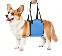 Dog Carry Sling - Ergonomic Pet Assist Belt, Lightweight Soft Carrier, Secure Padded Support | Portable Hands-Free For Walking, Rehabilitation, Outdoor Trips, Travel, Puppies, Small Breeds, Senior Dog