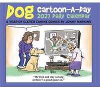 Willow Creek Press, Jonny Hawkins Calendrier 2027 Motif chien Cartoon-a-Day 13,7 x 15,7 cm