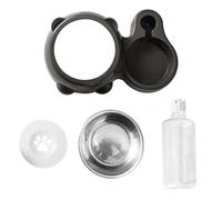 Dog Cat Bowls - Tilted | Design | Foo Dog Food Water, Bowls Feeder Dispenser for | Tilted Water and Food Set for Cats, Dogs, Small to Medium Pets