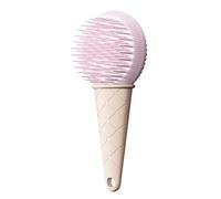 Dog Cat Grooming Brush - Soft Massaging Bristles, Gentle Hair Care Tool, Easy Grip Comb | for Short Long Coat Pets Indoor Outdoor Everyday Shedding